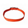 Tourbon Orange Nylon webbing Side-Release adjustable Dog collar
